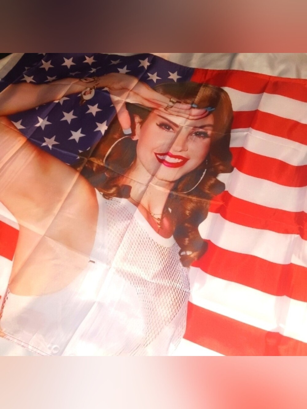 Lana Del Rey Fabric Poster
